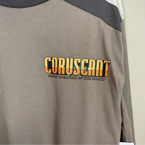 Star Wars Coruscant Tee Long Sleeve Disney Parks Galaxy's Edge Sz Lg New - Picture 4 of 10
